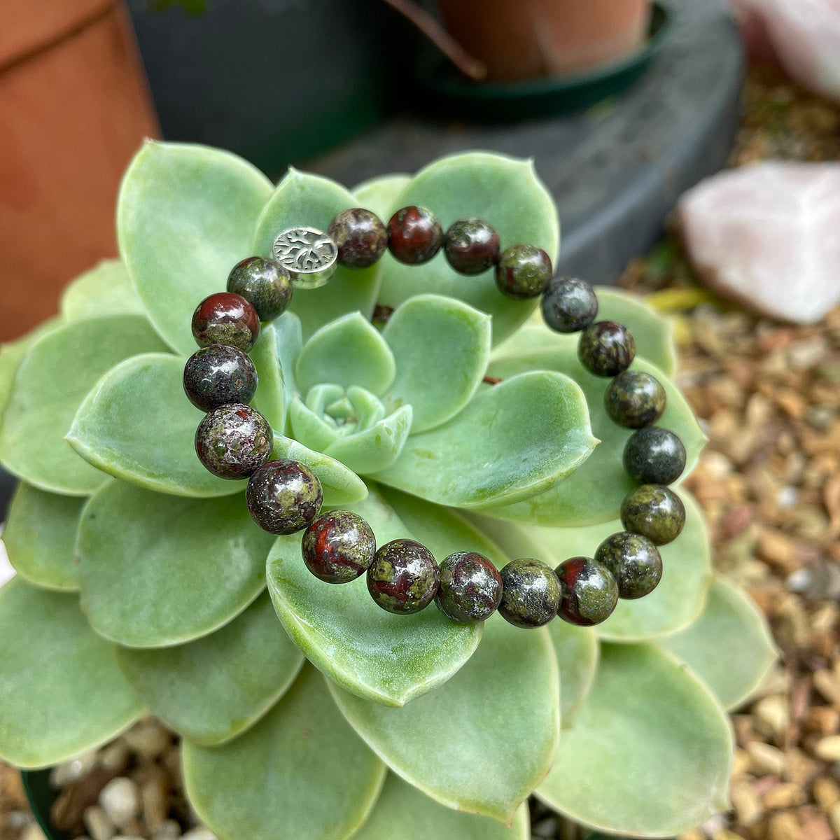 The Dragon Bracelet - Dragons Blood Jasper Mi Chakra