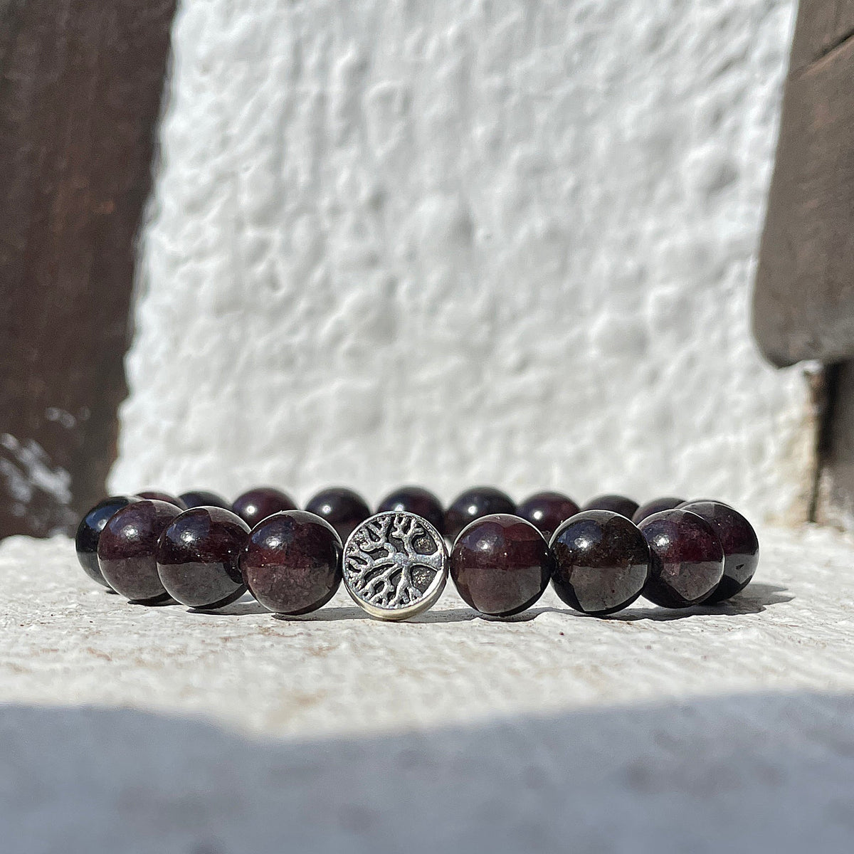 The Fire Bracelet - Red Garnet Mi Chakra