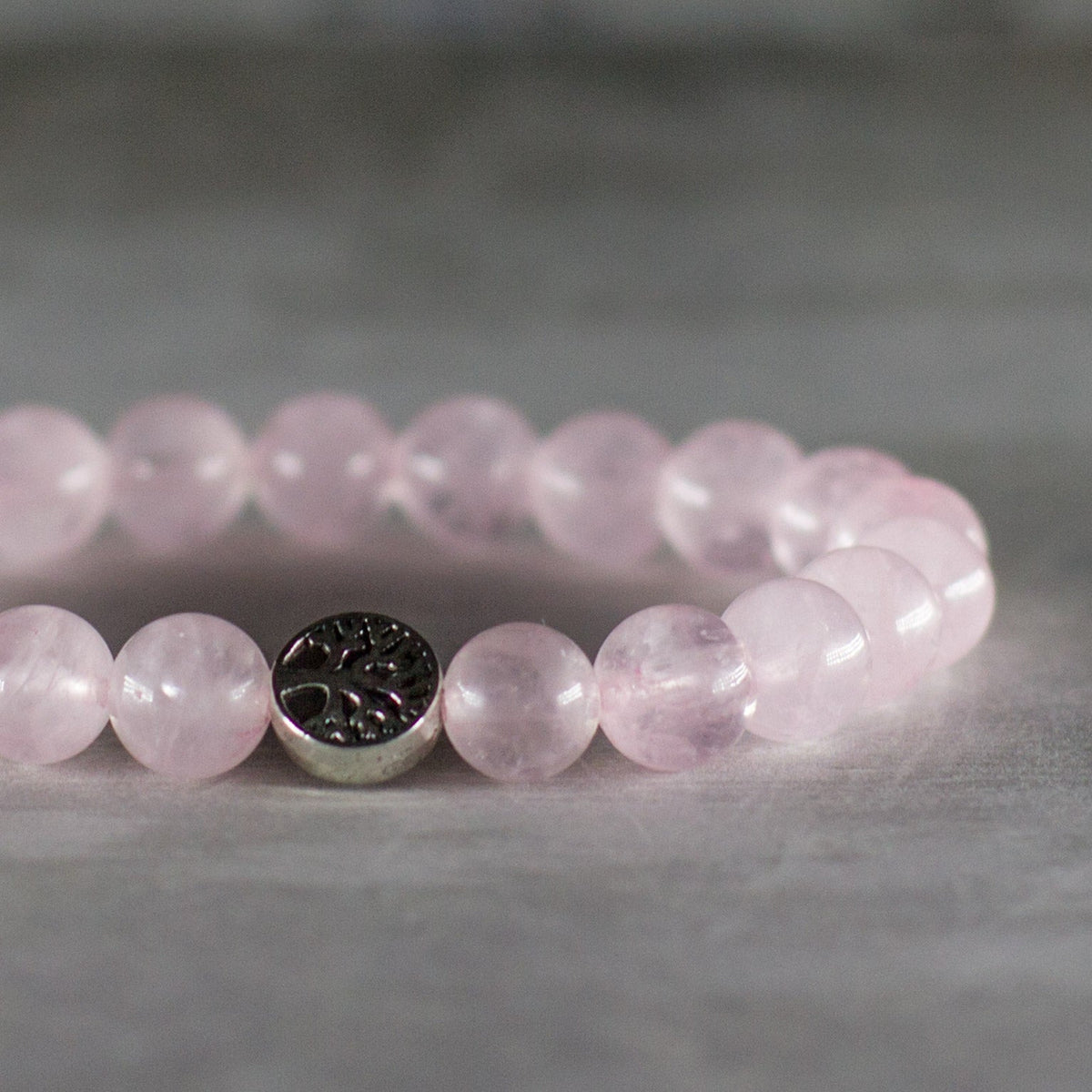 The Love Bracelet - Rose Quartz Mi Chakra