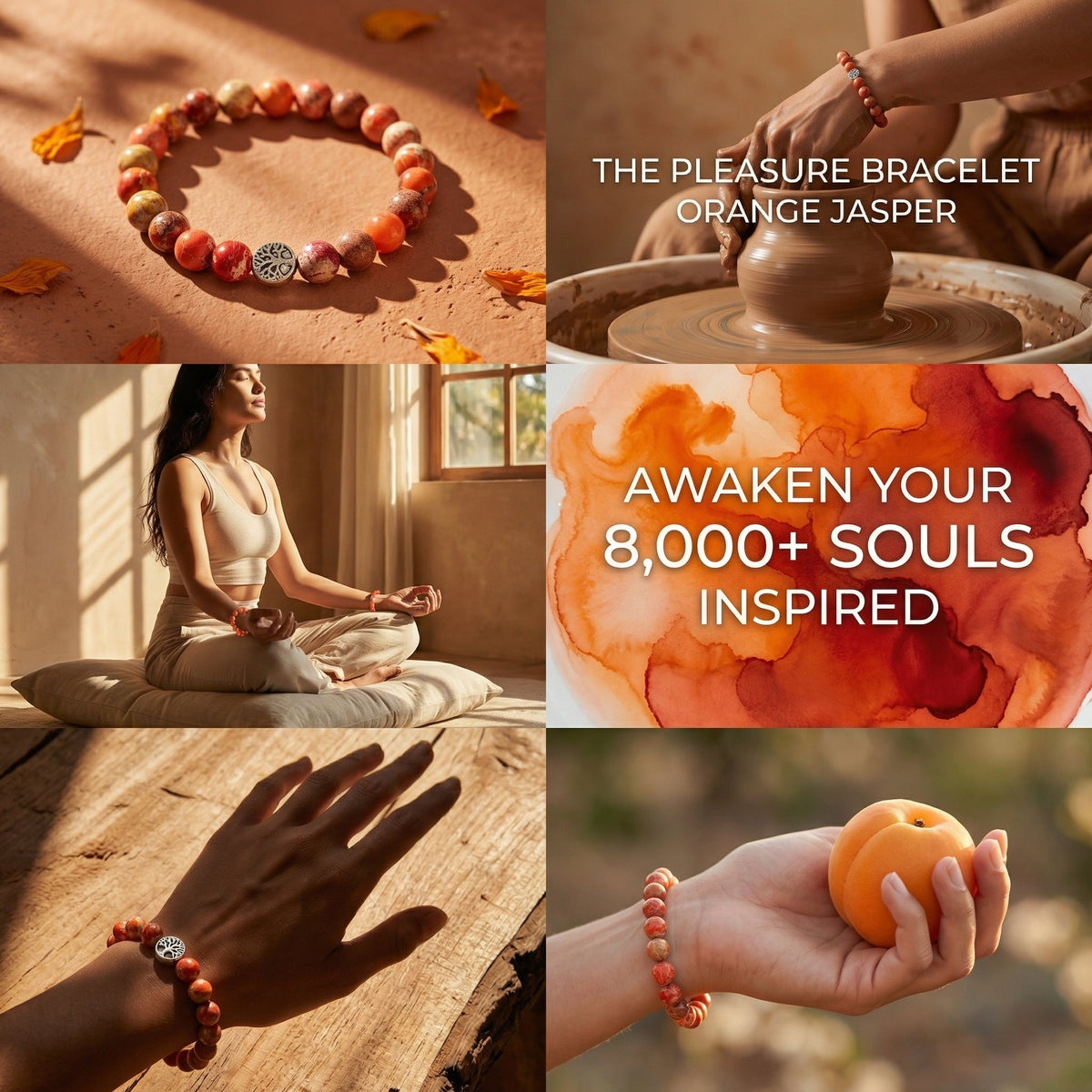 The Pleasure Bracelet - Orange Jasper - Mi Chakra