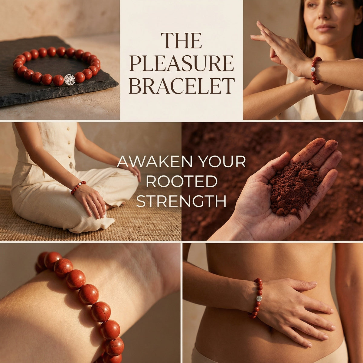 The Pleasure Bracelet - Red Jasper Mi Chakra