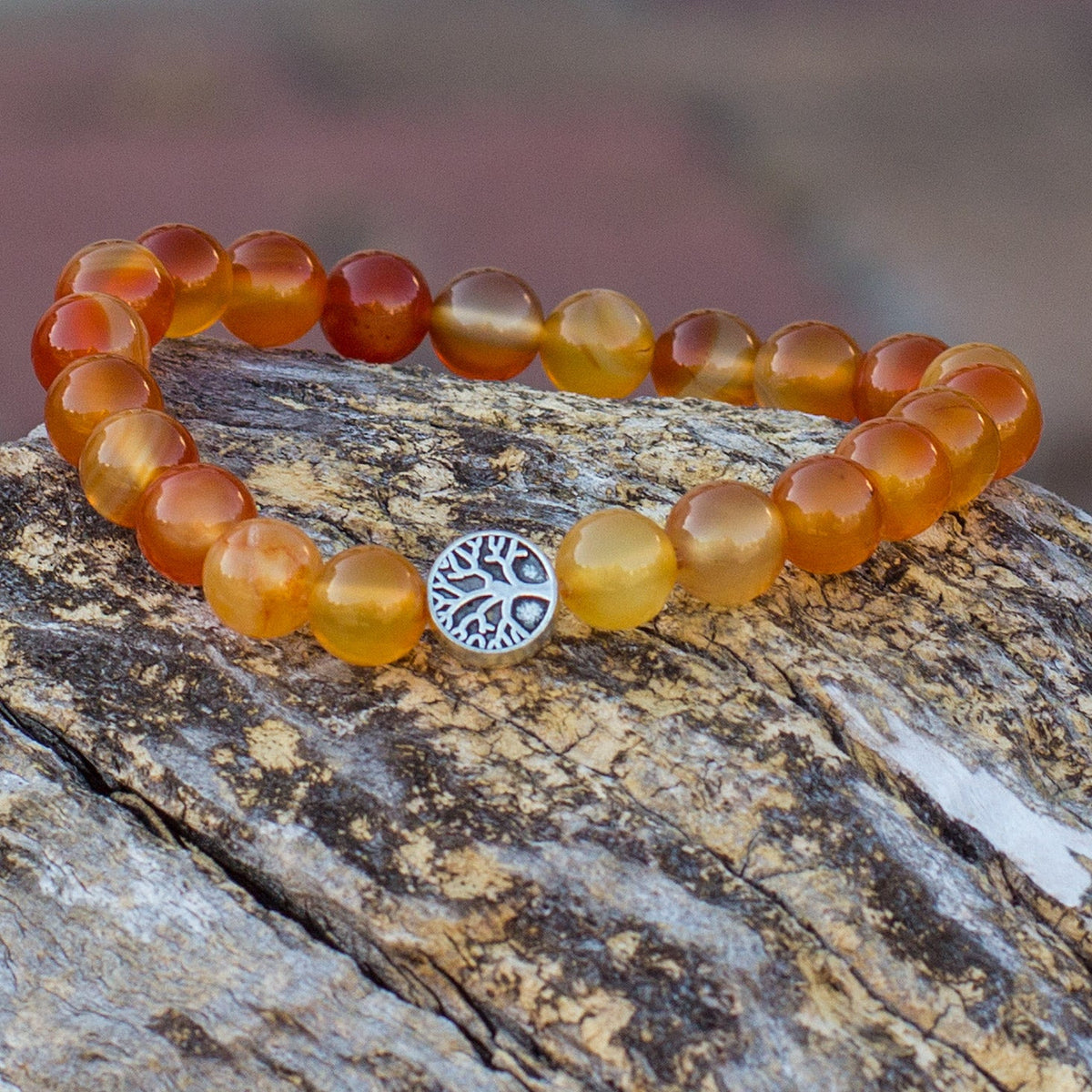 The Sunset Bracelet - Carnelian Mi Chakra