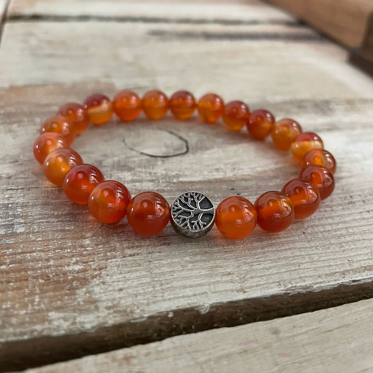 The Sunset Bracelet - Carnelian Mi Chakra
