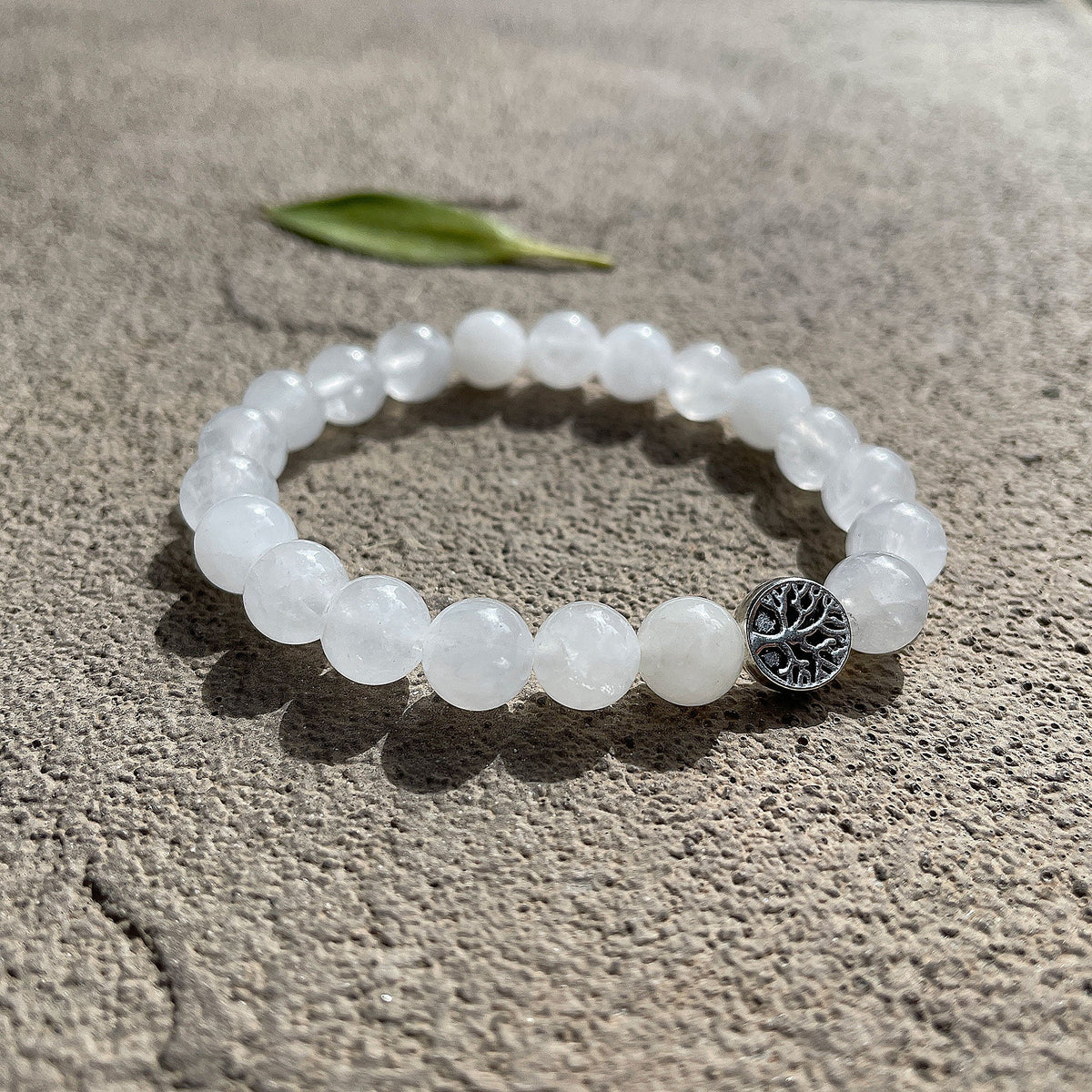 The Wisdom Bracelet - Milky Quartz Mi Chakra