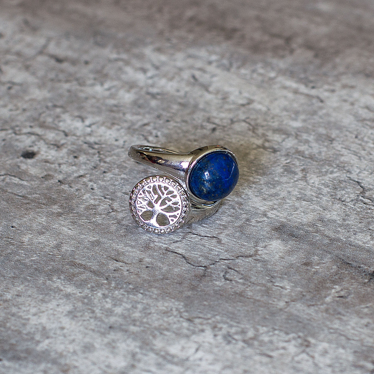 Triangle Adjustable Ring - Clear Quartz (Copy) Mi Chakra