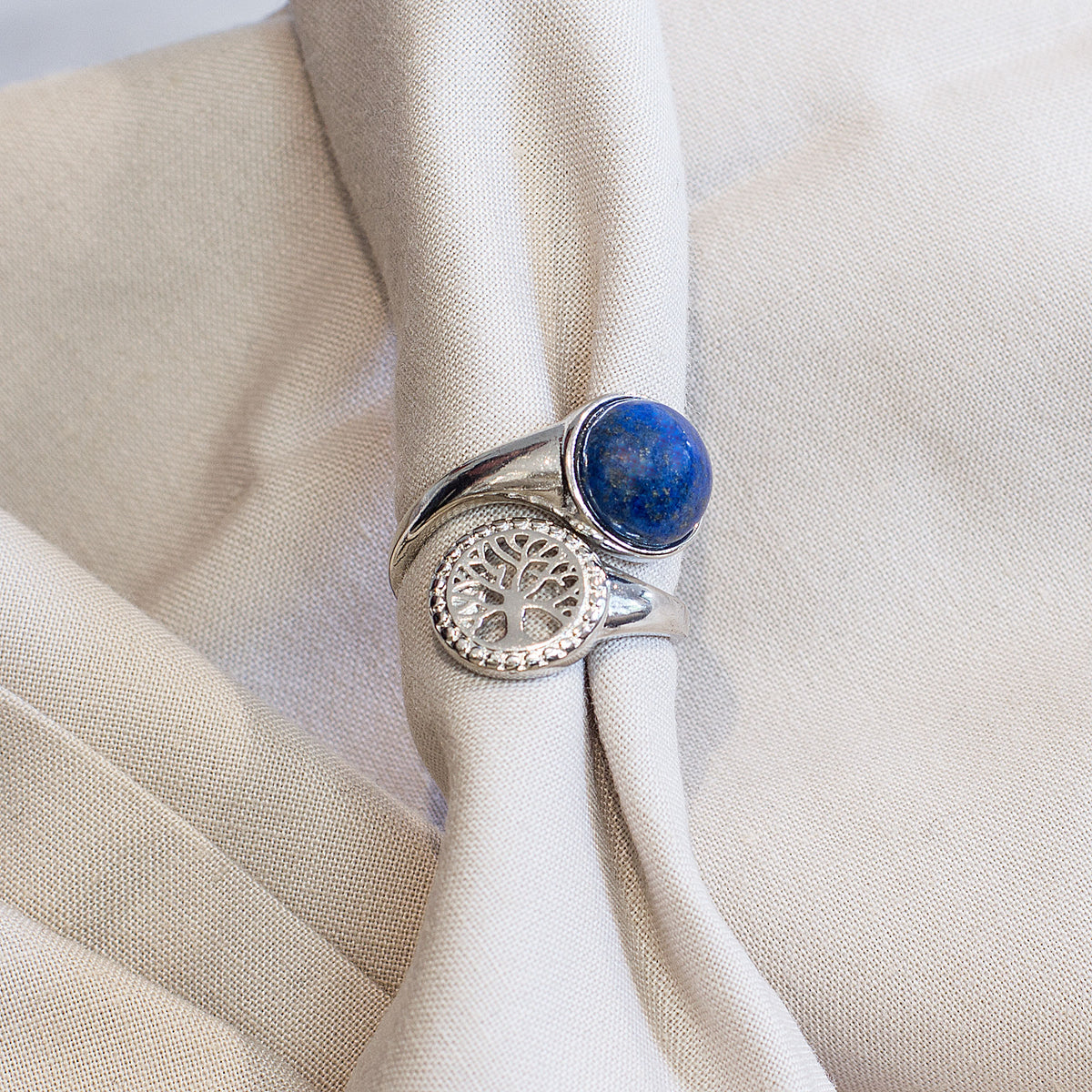Triangle Adjustable Ring - Clear Quartz (Copy) Mi Chakra