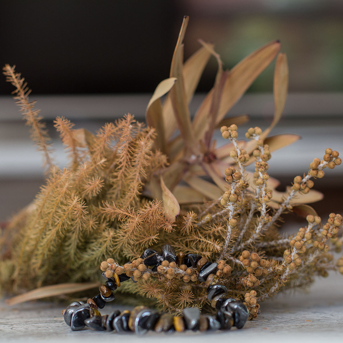 Triple Protection Bracelet Yellow 💛 - 3 of the most powerful crystals combined to create perfection. The Triple Protection Bracelet is one of our most sought after bracelets, boasting some of the most incredible gems around. Tiger’s eye, black Obsidian and Hematite is the powerhouse of beads when combined into one.
💫