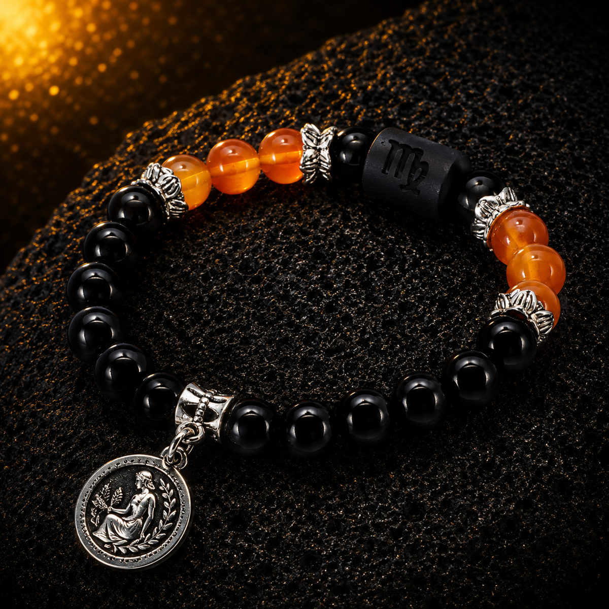 Virgo Zodiac Crystal Bracelet Mi Chakra