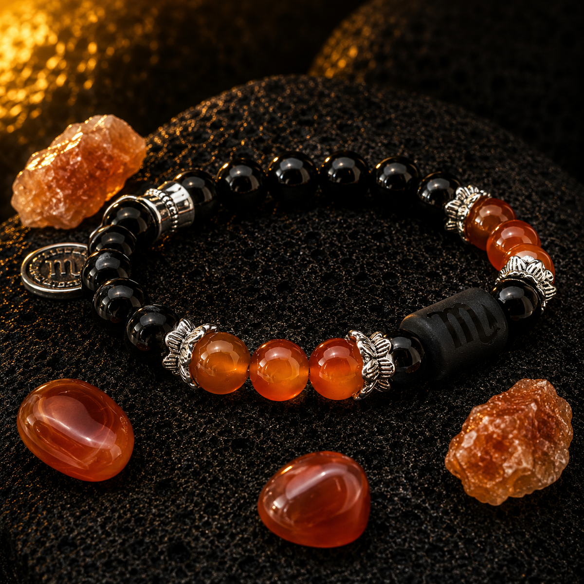 Virgo Zodiac Crystal Bracelet Mi Chakra