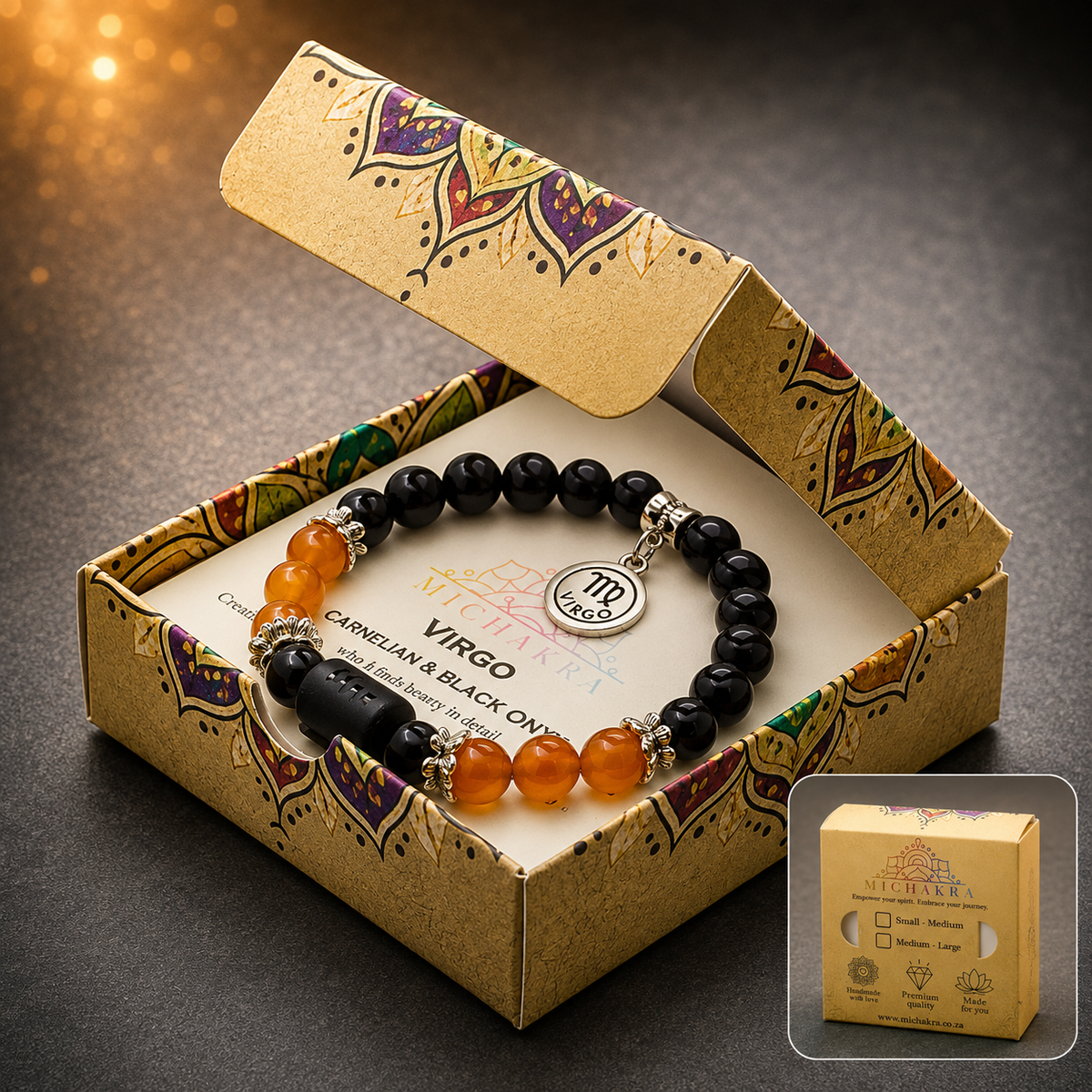 Virgo Zodiac Crystal Bracelet Mi Chakra