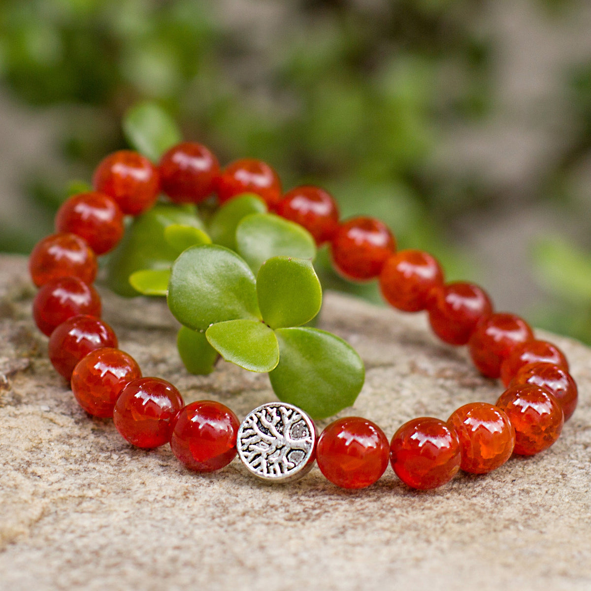 The Warrior Bracelet - Red Agate - Mi Chakra