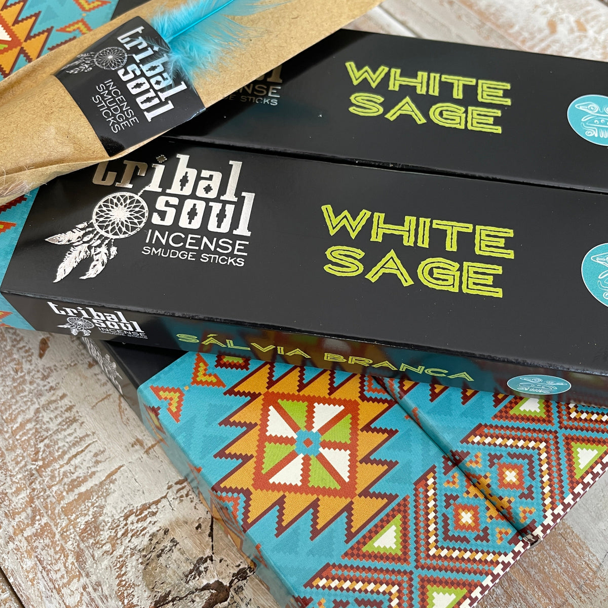 Tribal Soul - White Sage Incense Sticks Mi Chakra