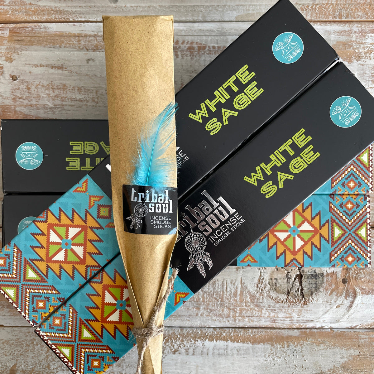 Tribal Soul - White Sage Incense Sticks Mi Chakra