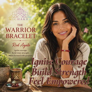 The Warrior Bracelet - Red Agate - Mi Chakra