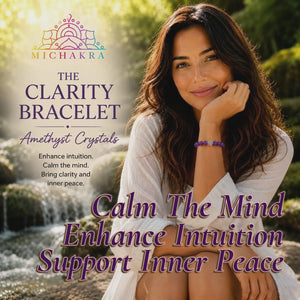 The Calrity Bracelet - Amethyst - Mi Chakra