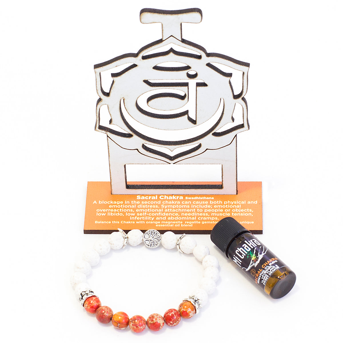 Sacral Chakra Diffuser Bracelet Mi Chakra