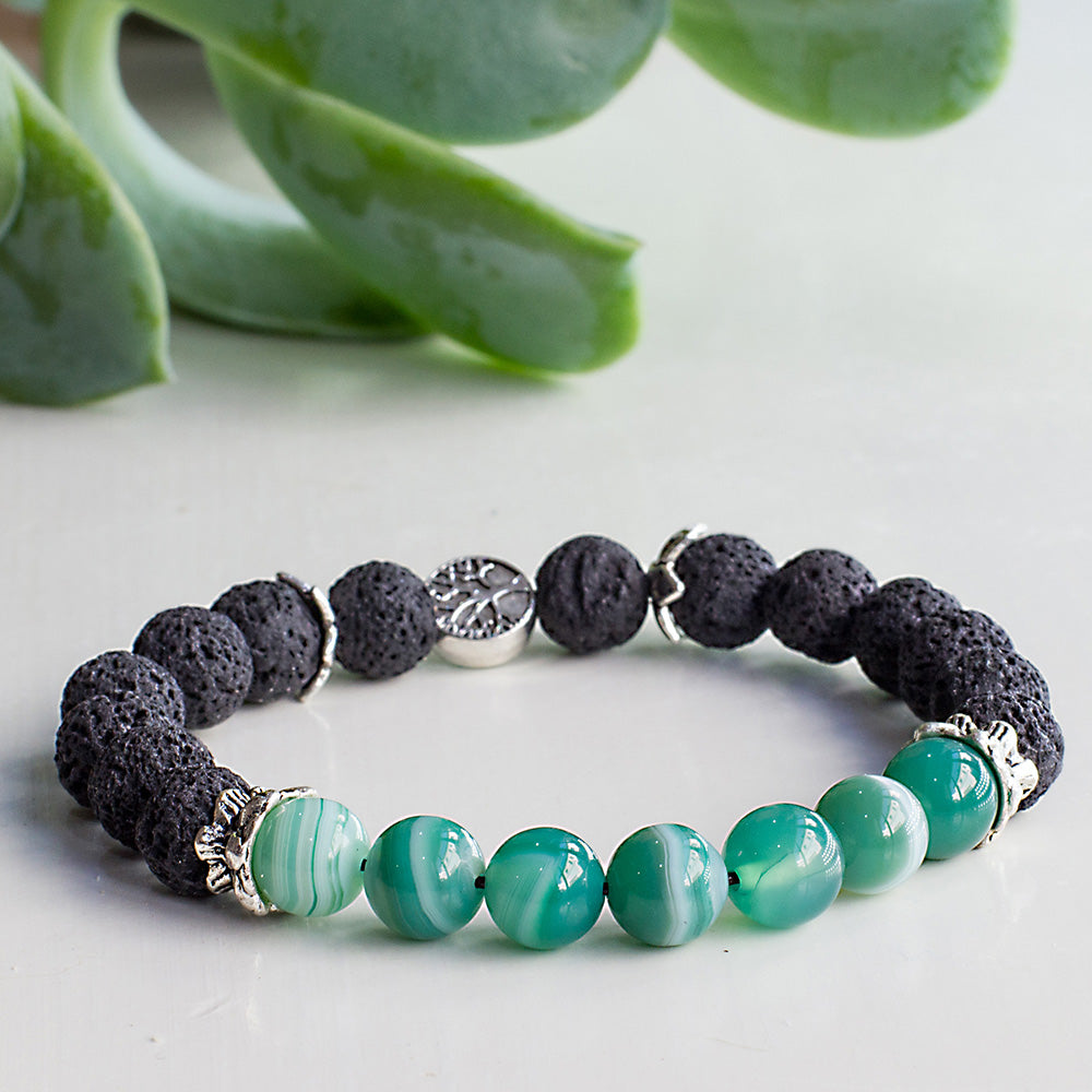 Heart Chakra Diffuser Bracelet Mi Chakra