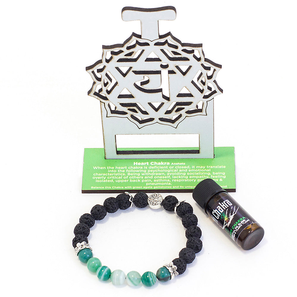 Heart Chakra Diffuser Bracelet Mi Chakra