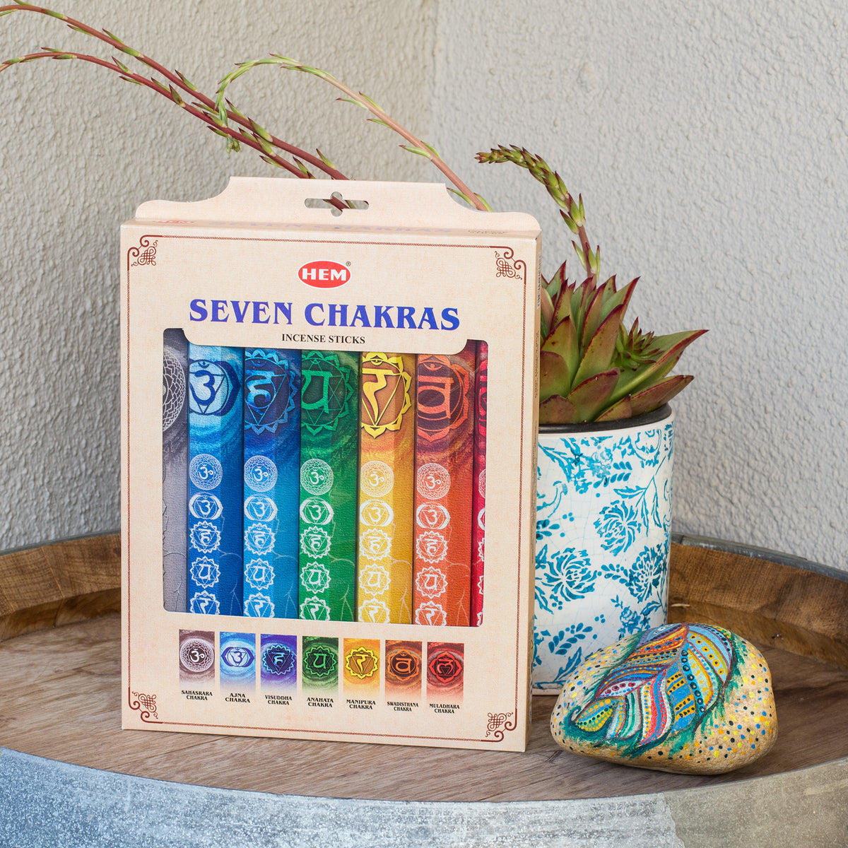 7 Chakra Incense Sticks Gift Pack Mi Chakra