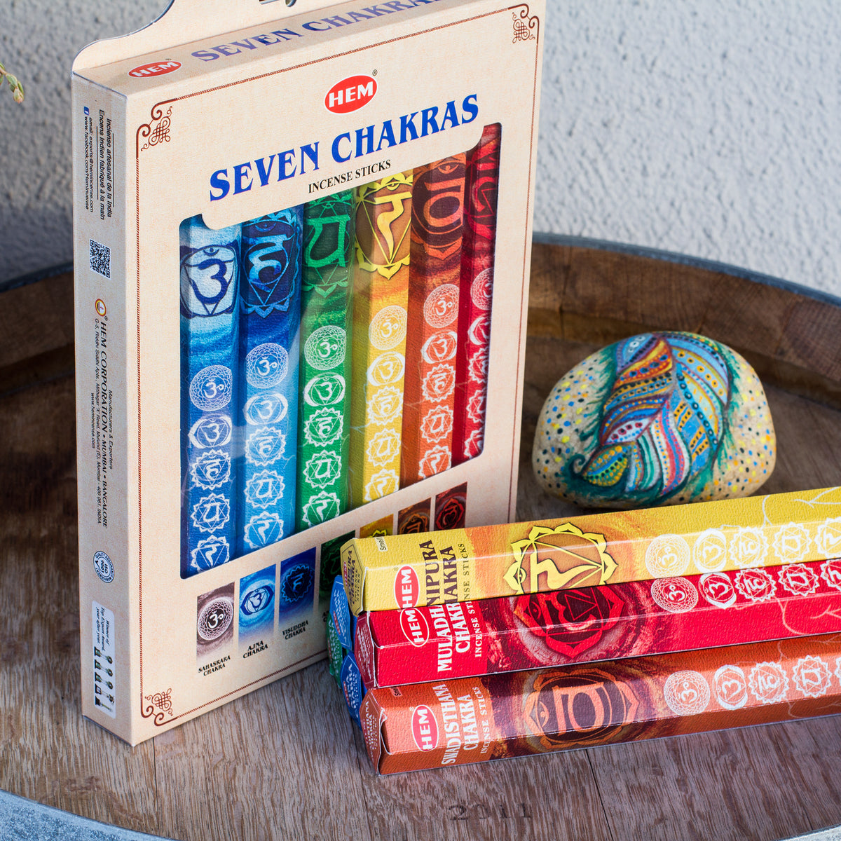 7 Chakra Incense Sticks Gift Pack Mi Chakra