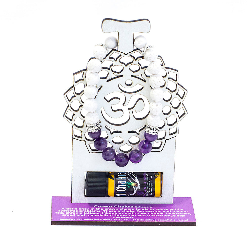 Crown Chakra Diffuser Bracelet Mi Chakra