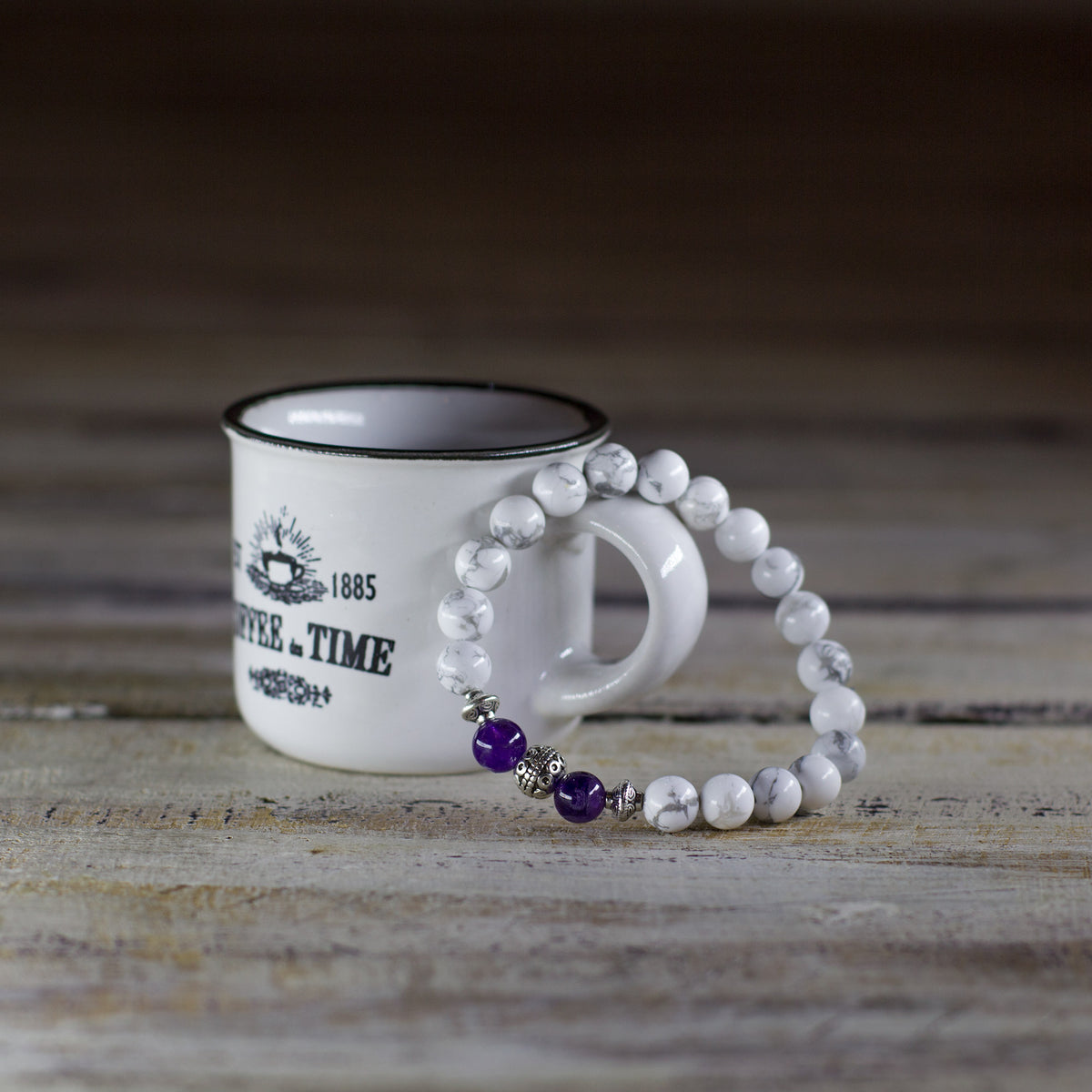Howlite Clarity Bracelet Mi Chakra