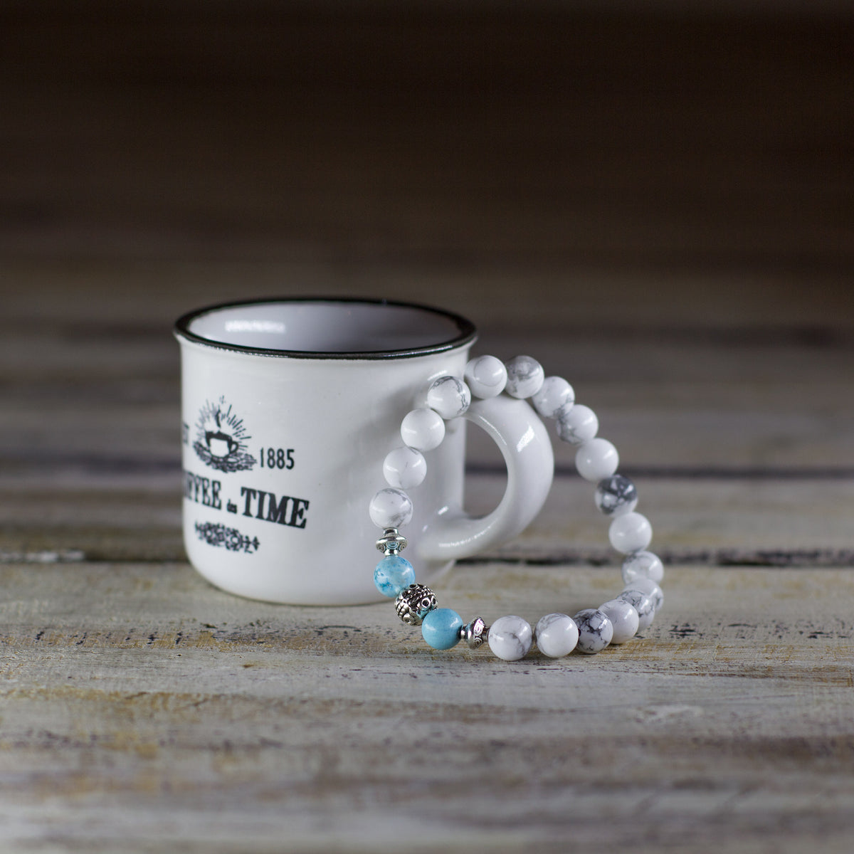 Howlite Protection Bracelet Mi Chakra