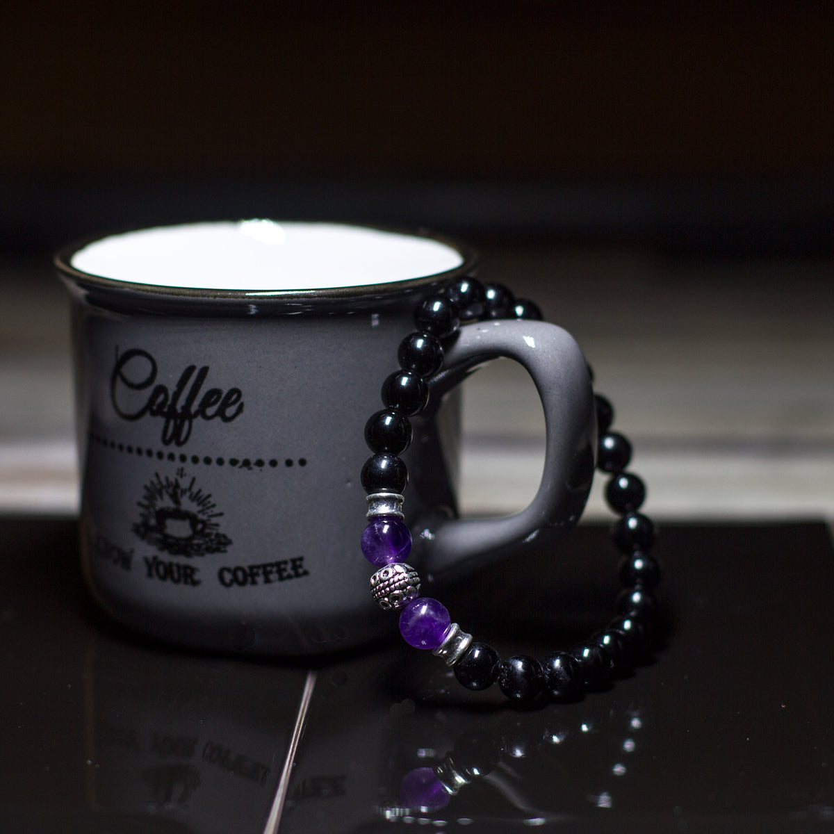 Obsidian Clarity Bracelet Mi Chakra