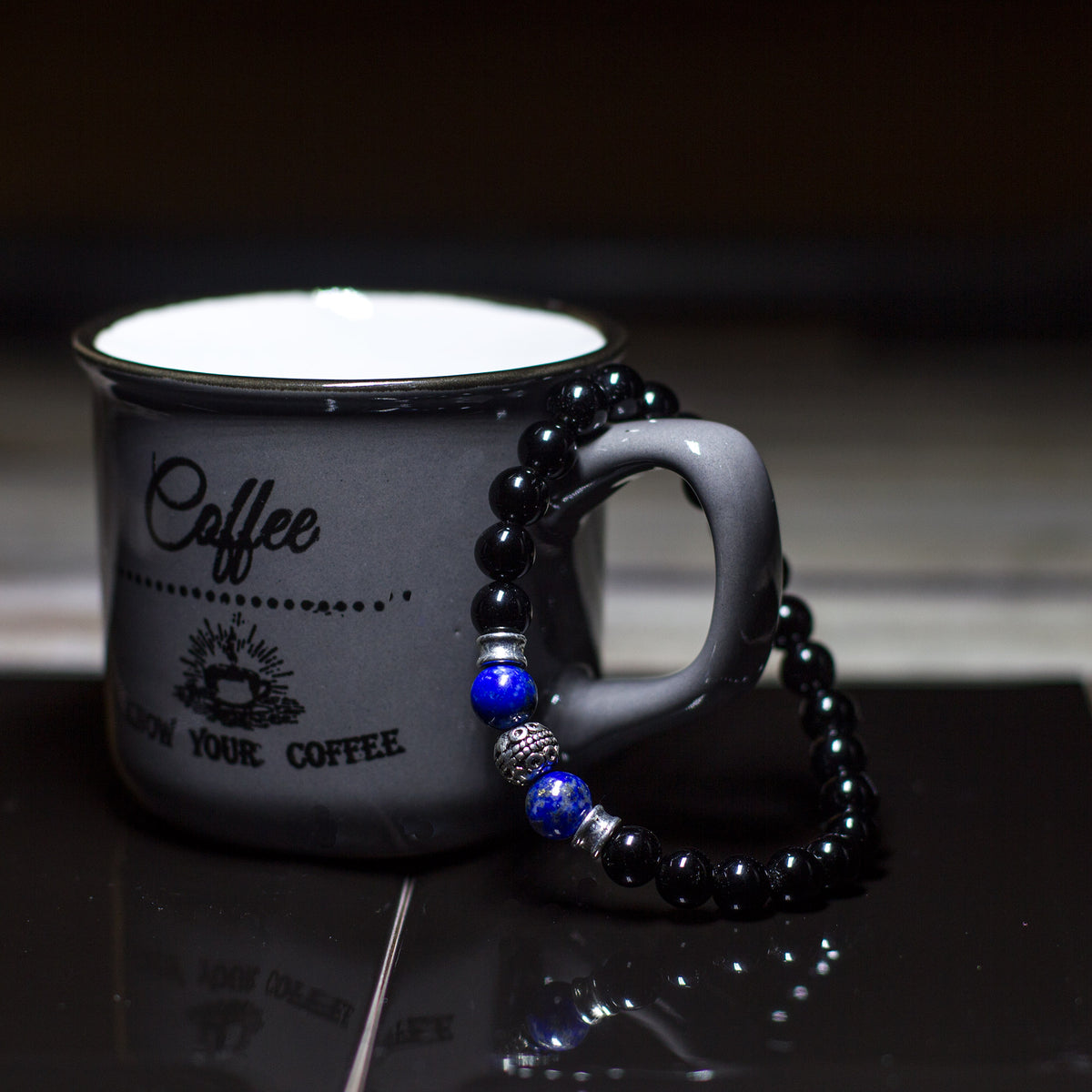 Obsidian Attention Bracelet Mi Chakra