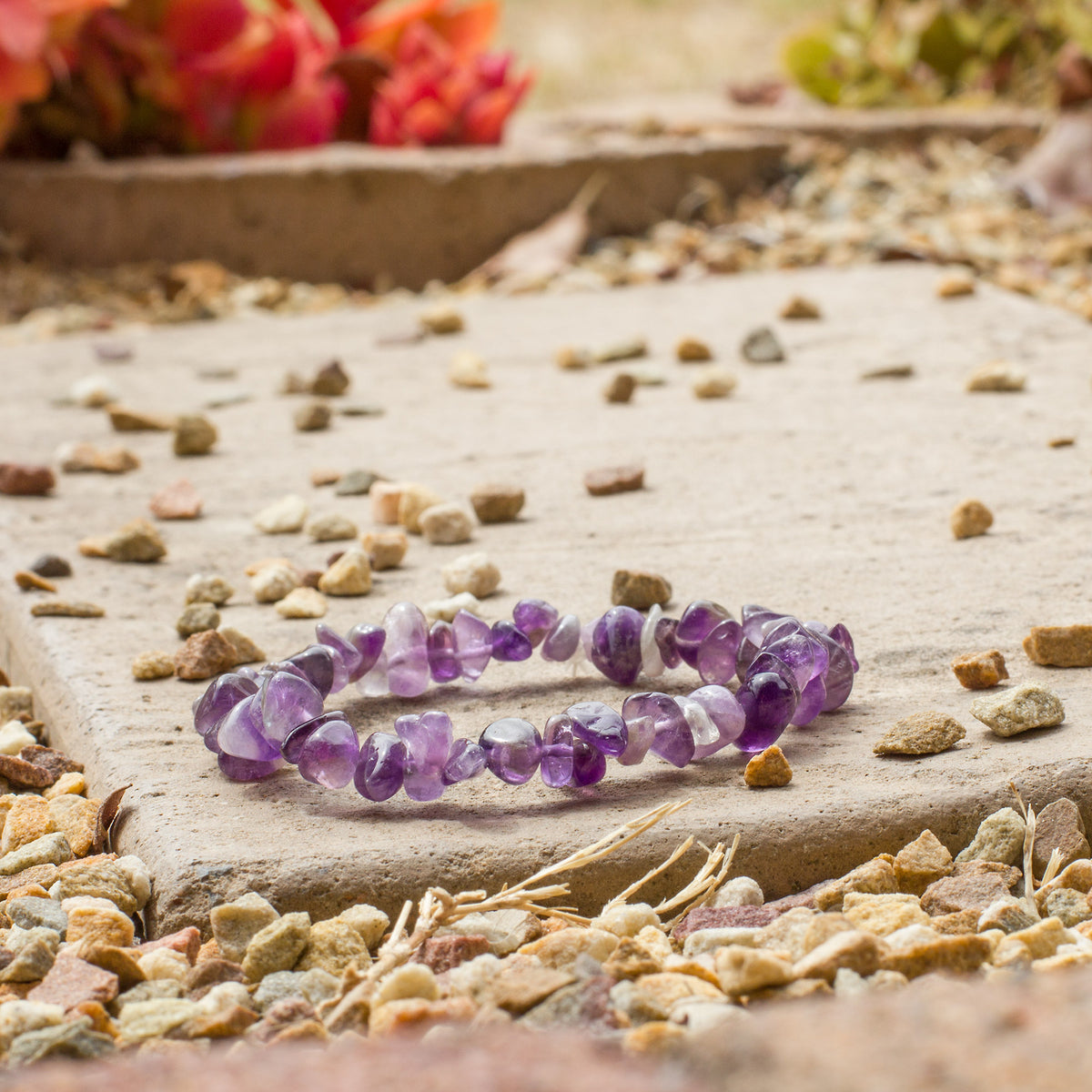 Amethyst Chip Bracelet Mi Chakra