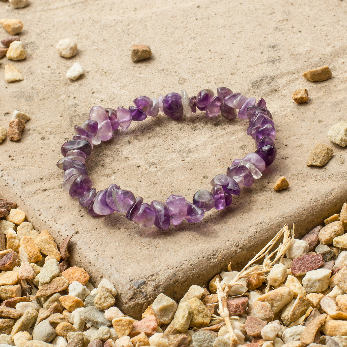 Amethyst Chip Bracelet Mi Chakra