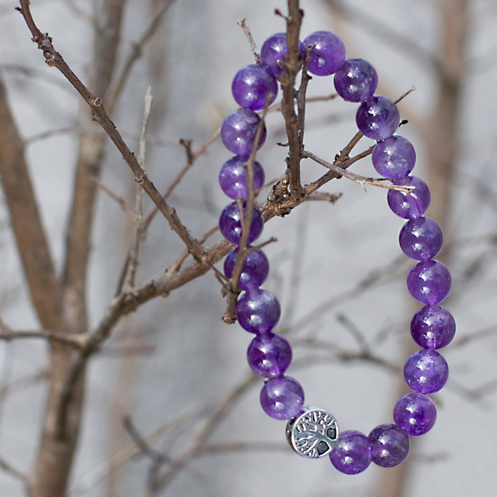 The Clarity Bracelet - Mi Chakra - Amethyst - South Africa
