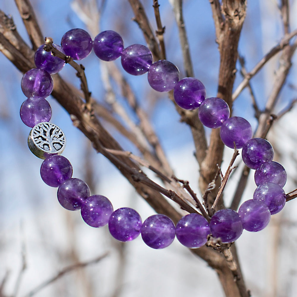 The Clarity Bracelet - Mi Chakra - Amethyst - South Africa