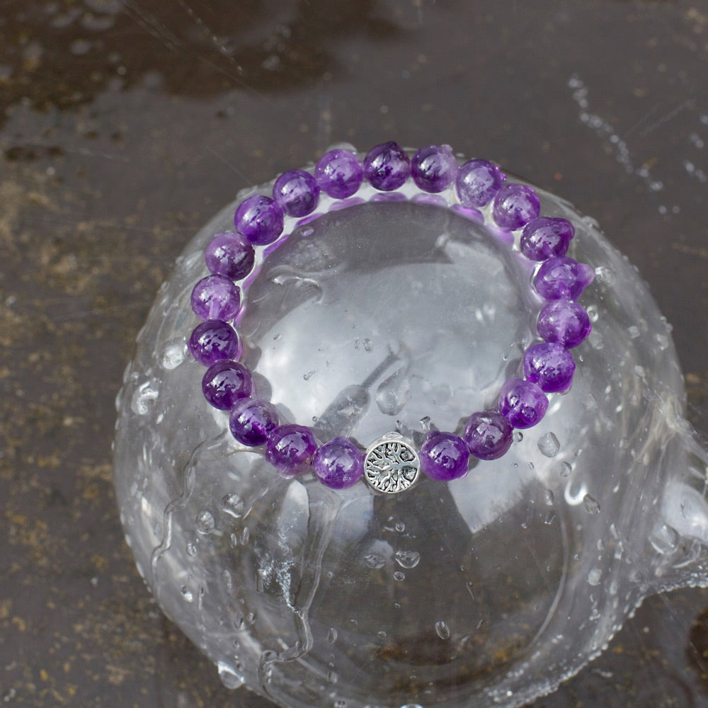 The Clarity Bracelet - Mi Chakra - Amethyst - South Africa