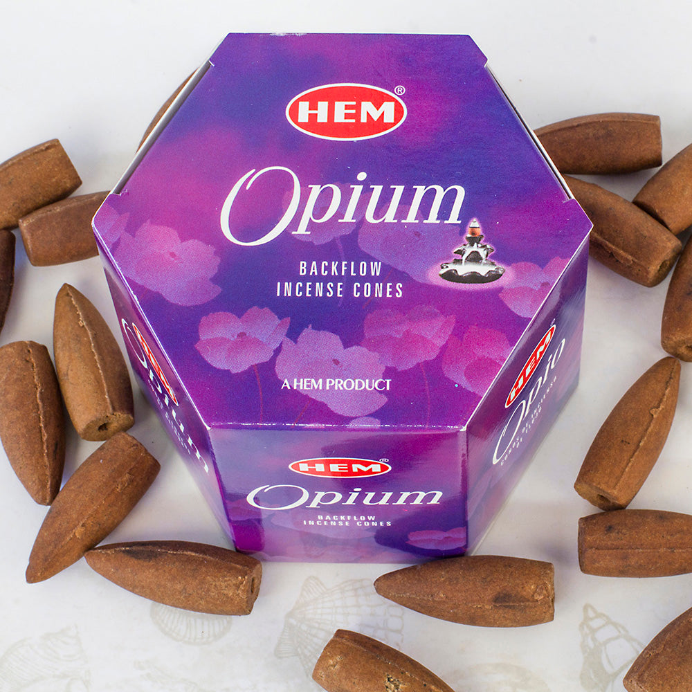 Opium Back-flow Incense Cones Mi Chakra