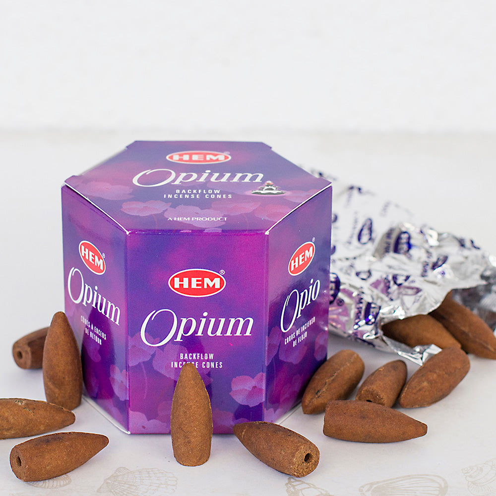 Opium Back-flow Incense Cones Mi Chakra