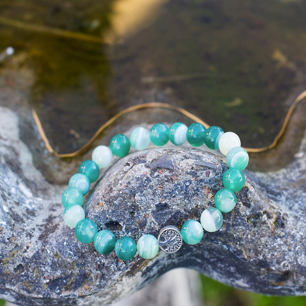 The Harmony Bracelet Mi Chakra Green Agate South Africa