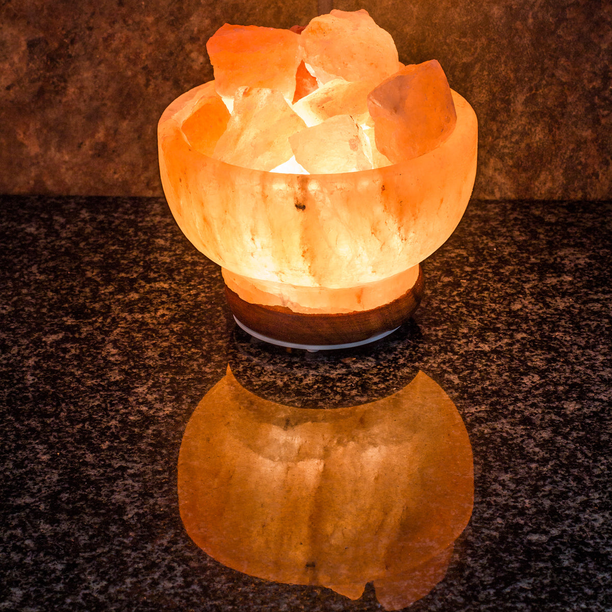 Himalayan Salt Lamp Fire Bowl Mi Chakra