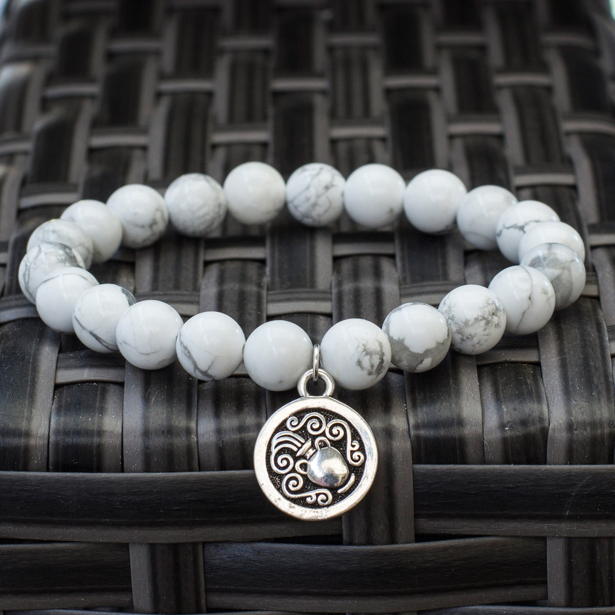 The Stars - Howlite Zodiac Bracelets Mi Chakra