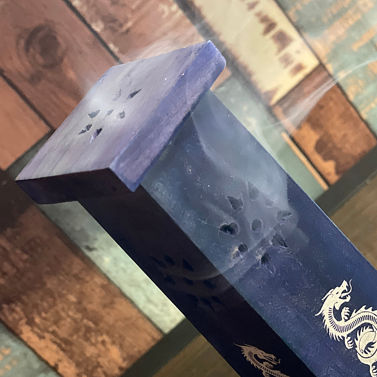 Wooden Incense Holder ( Navy ) Mi Chakra 