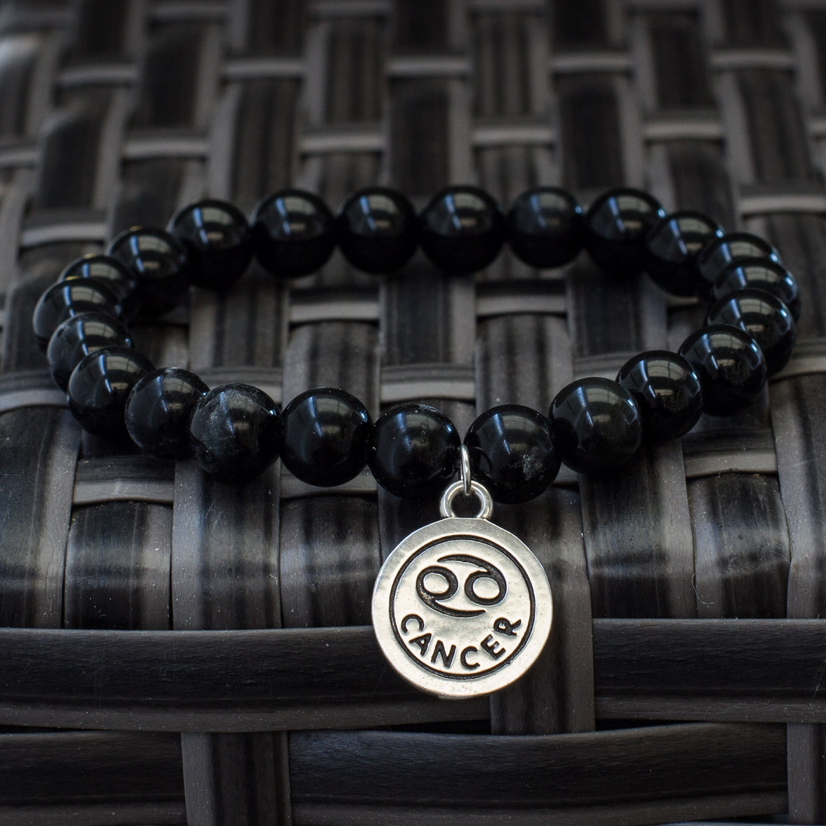 The Stars – Black Obsidian Zodiac Bracelets Mi Chakra