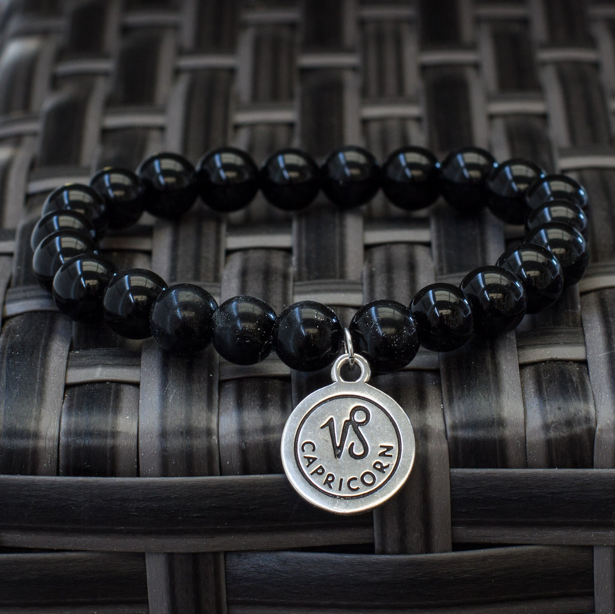 The Stars – Black Obsidian Zodiac Bracelets Mi Chakra