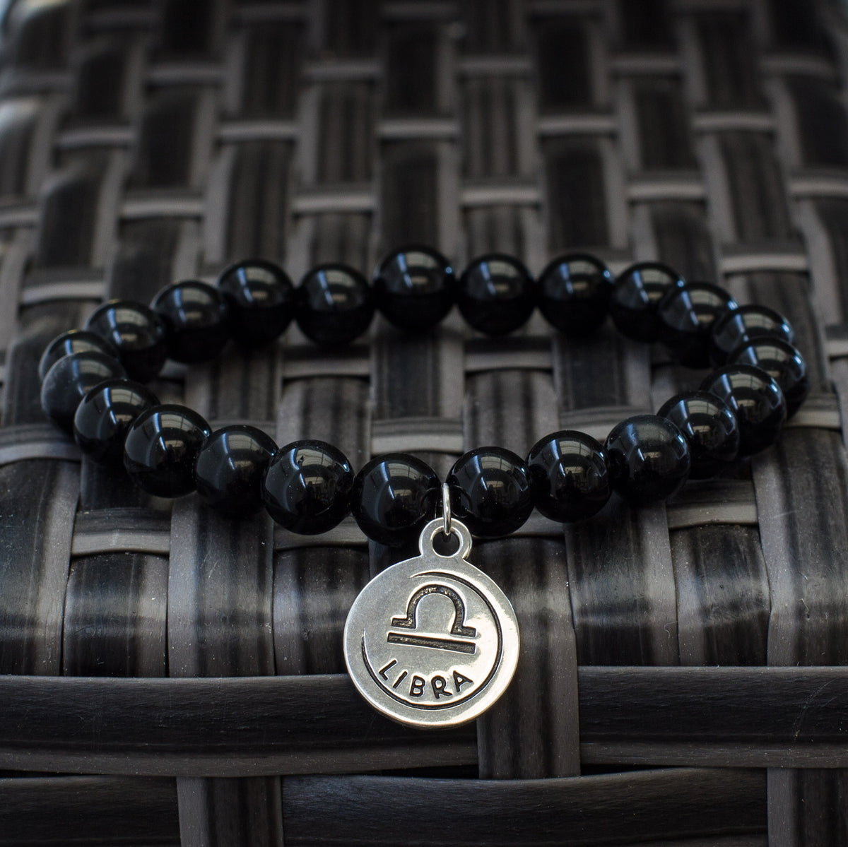 The Stars – Black Obsidian Zodiac Bracelets Mi Chakra