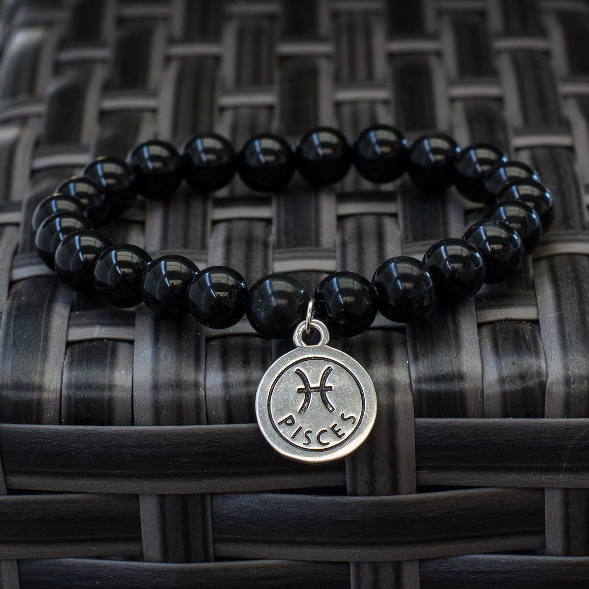 The Stars – Black Obsidian Zodiac Bracelets Mi Chakra
