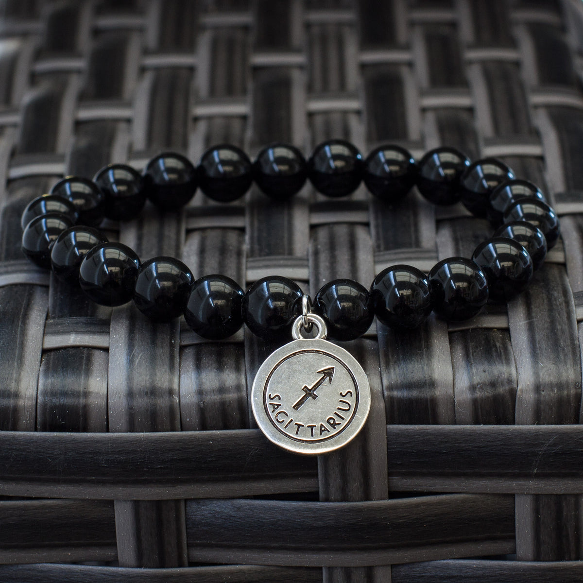The Stars – Black Obsidian Zodiac Bracelets Mi Chakra