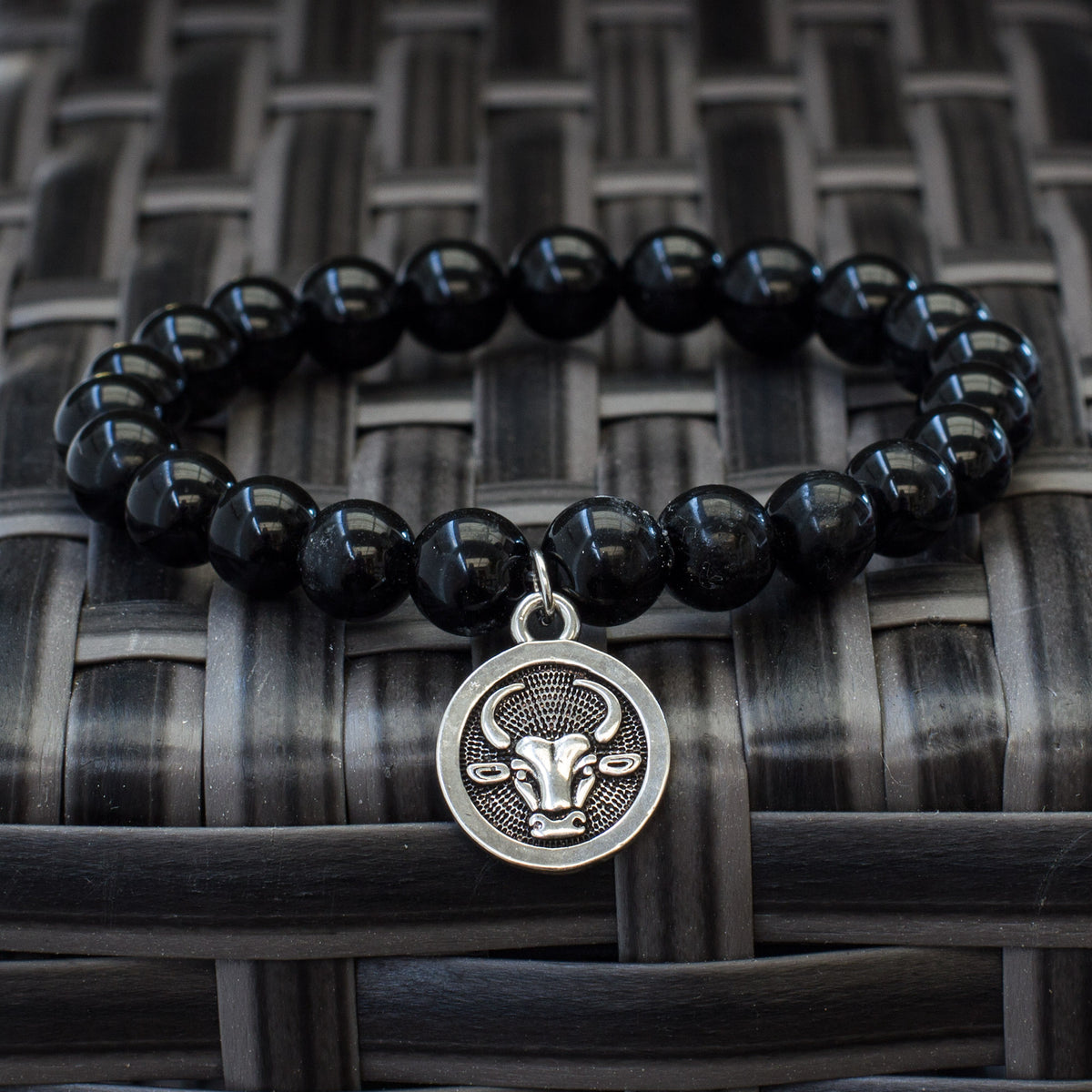 The Stars – Black Obsidian Zodiac Bracelets Mi Chakra