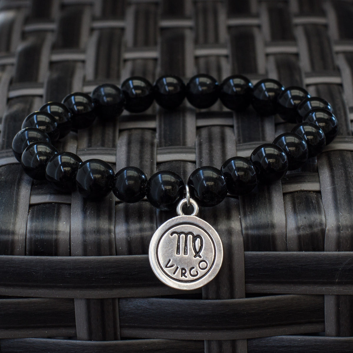 The Stars – Black Obsidian Zodiac Bracelets Mi Chakra